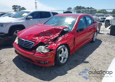 2005 Mercedes-Benz C 230 Kompressor Sport from USA, damaged, VIN WDBRF40J55F678252